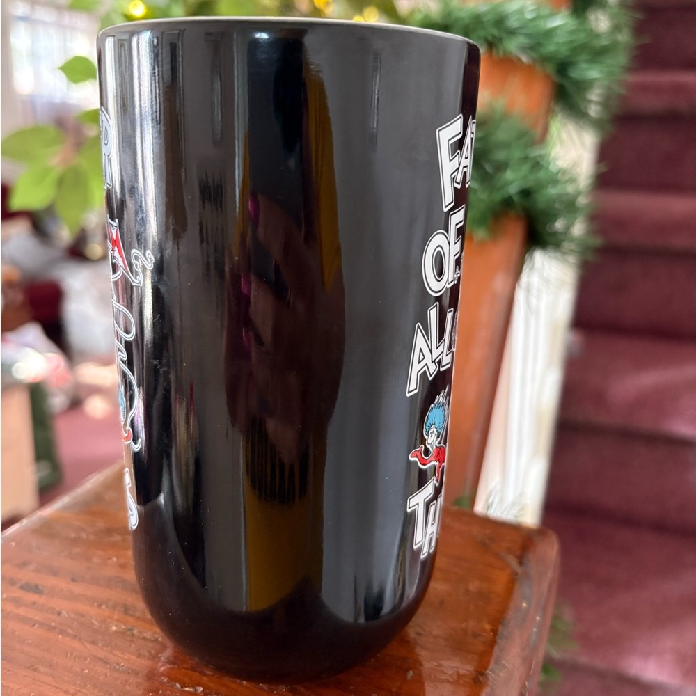 NWOT UNIVERSAL STUDIOS DR. SEUSS FATHER OF ALL THINGS COFFEE MUG - Picture 4 of 7